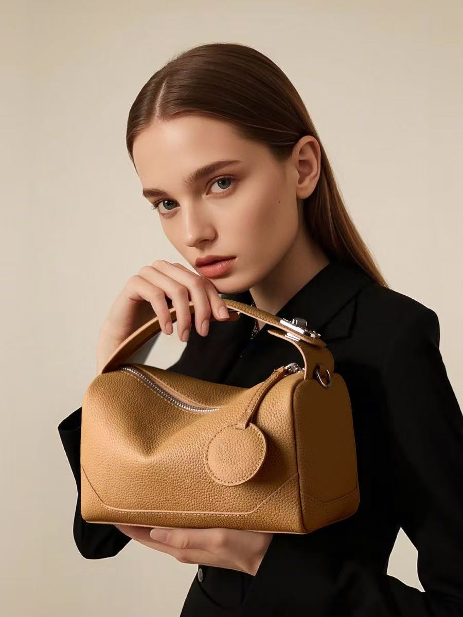 Leather Doctor Bag with Top Handle