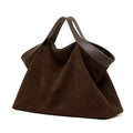 Soft Leather Tote with Adjustable Strap