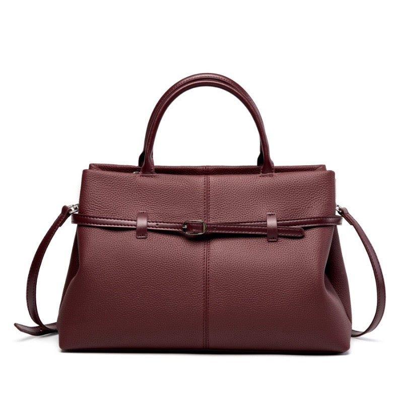 Large Leather Work Handbag