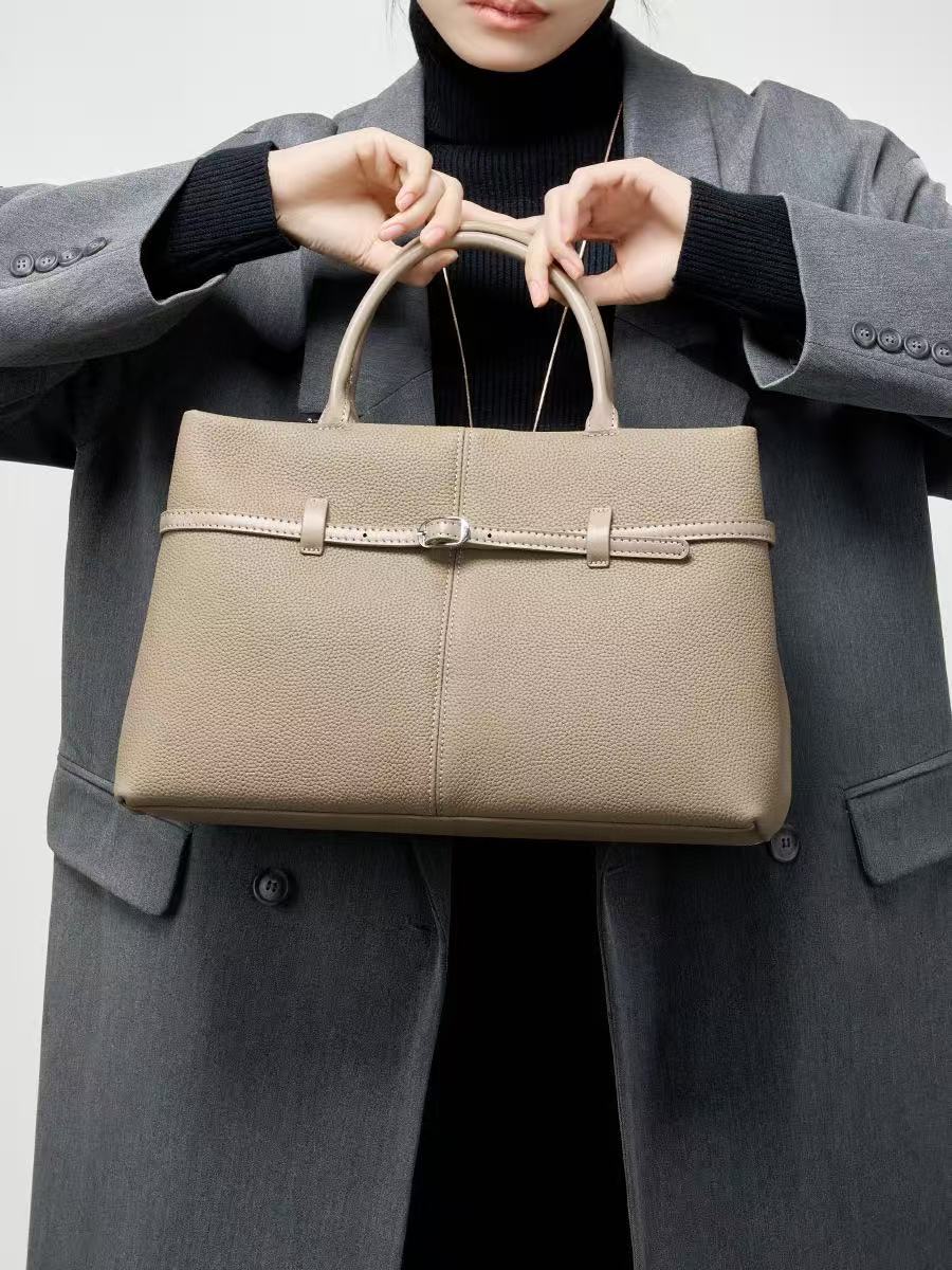 Large Leather Work Handbag