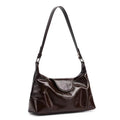 Glossy Leather Shoulder Bag