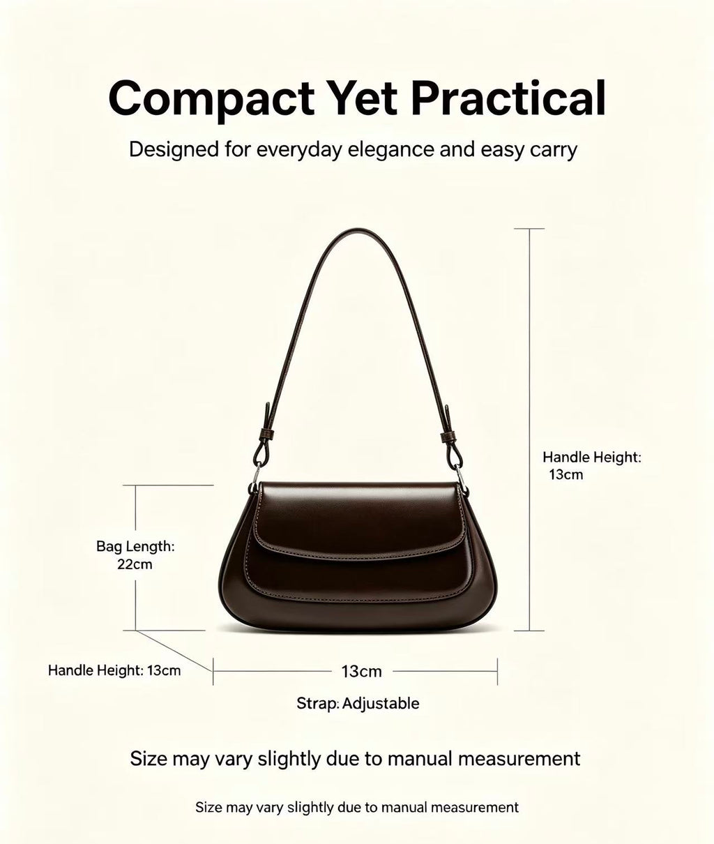 Leather Saddle Shoulder Bag