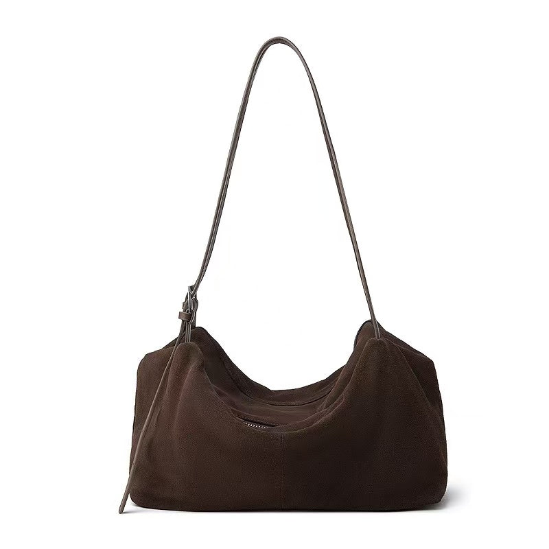Soft Leather Pillow Hobo Bag
