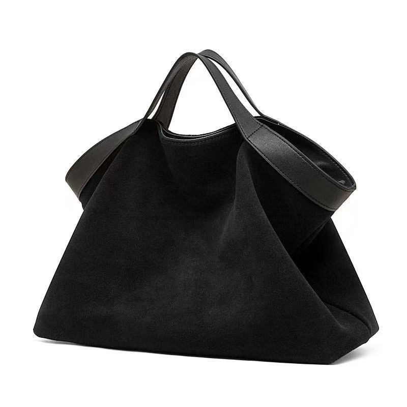 Soft Leather Tote with Adjustable Strap