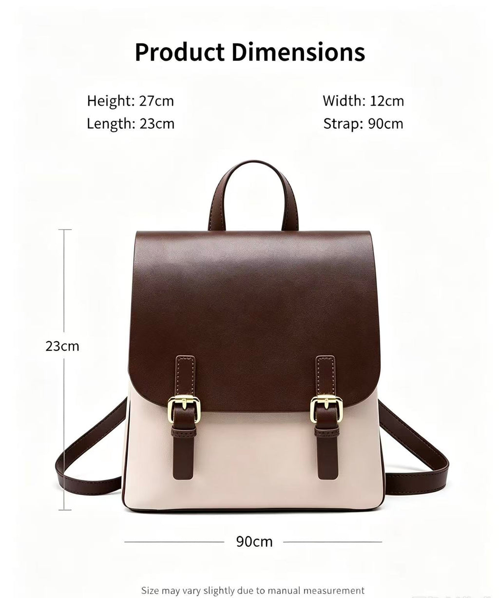 Convertible Leather Backpack