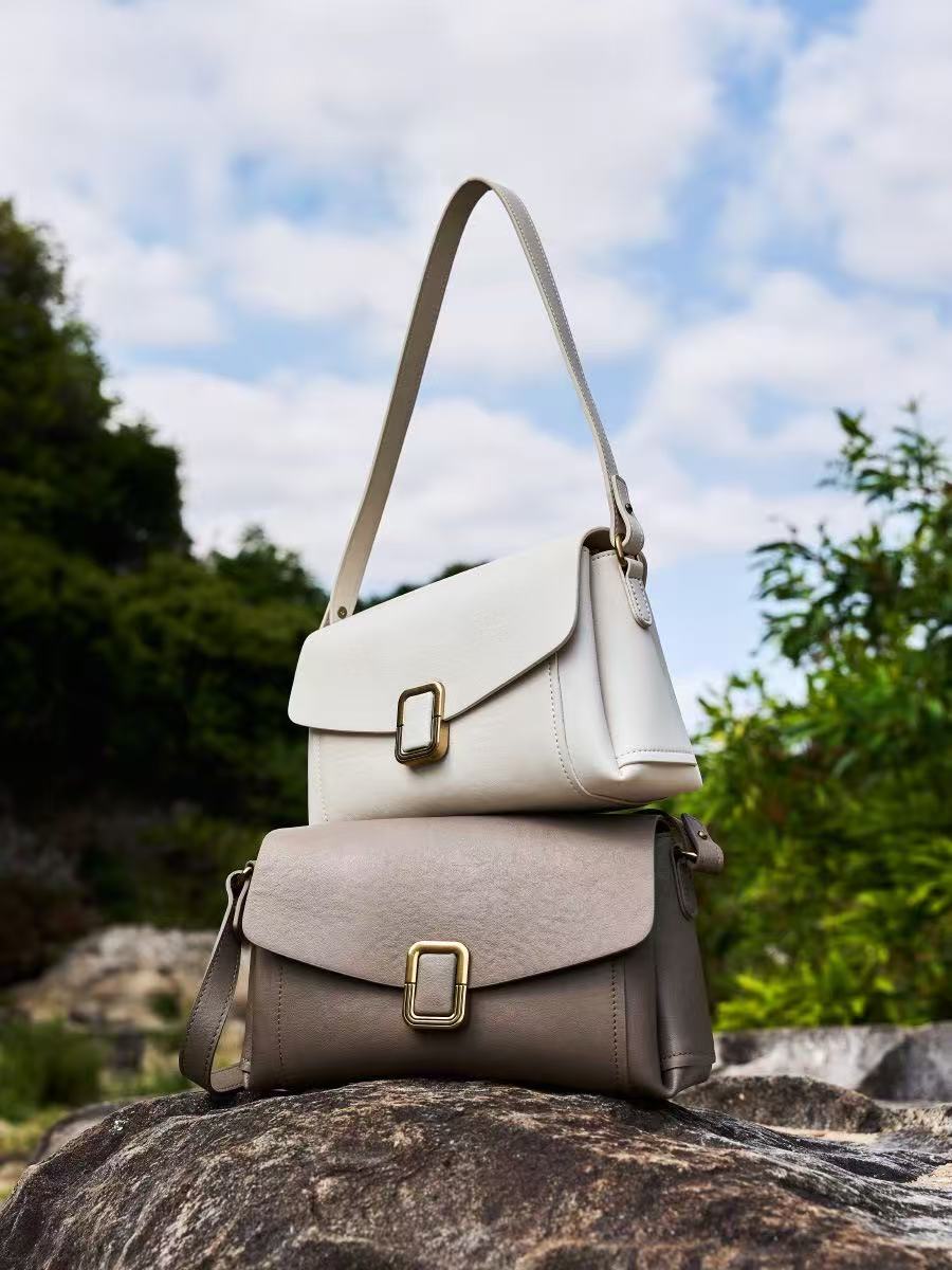 Classic Leather Flap Crossbody Bag