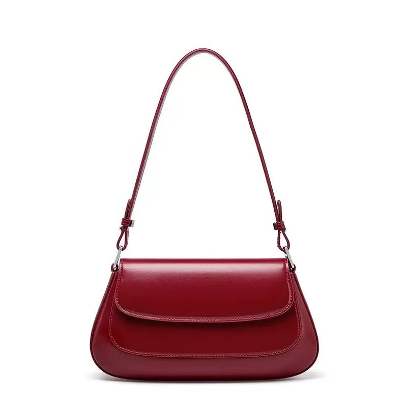 Leather Saddle Shoulder Bag