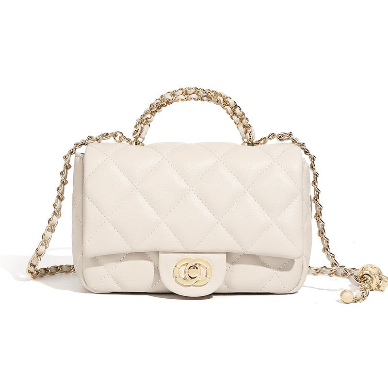 Small Quilted Leather Chain Bag