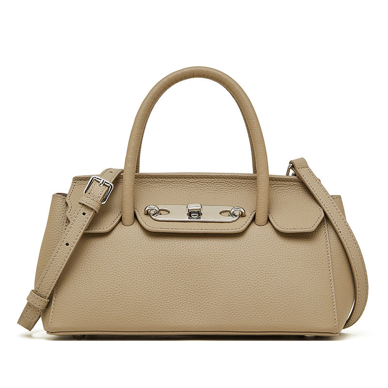 Genuine Leather Tote Bag 2026 | Soft Cowhide Shoulder Crossbody Handbag for Women | Louis Bags