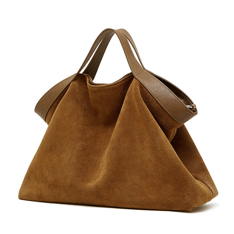 Soft Cowhide Large Tote Bag with Adjustable Strap - product image 1