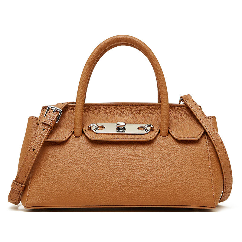 Genuine Leather Tote Bag 2026 | Soft Cowhide Shoulder Crossbody Handbag for Women | Louis Bags