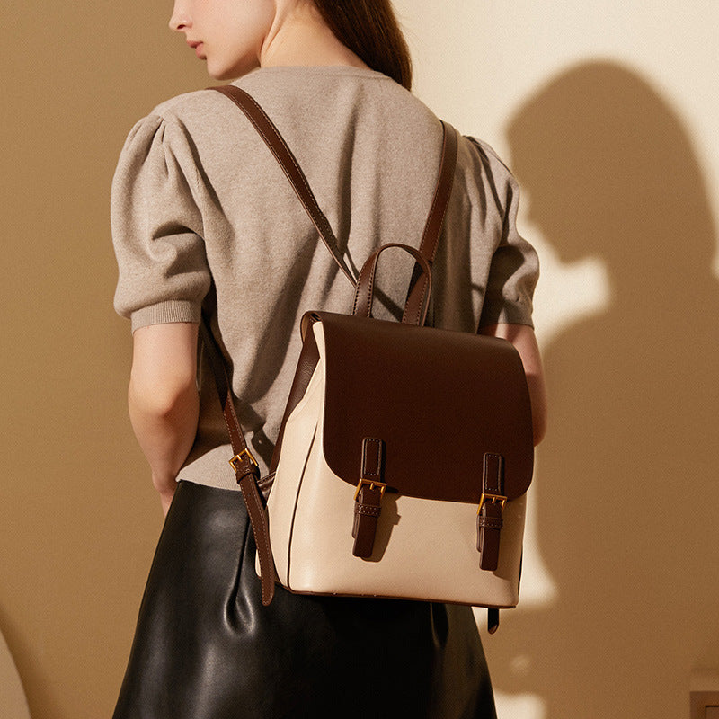 2026新款春夏双肩包女大学生简约背包女双肩大容量旅行背包bags