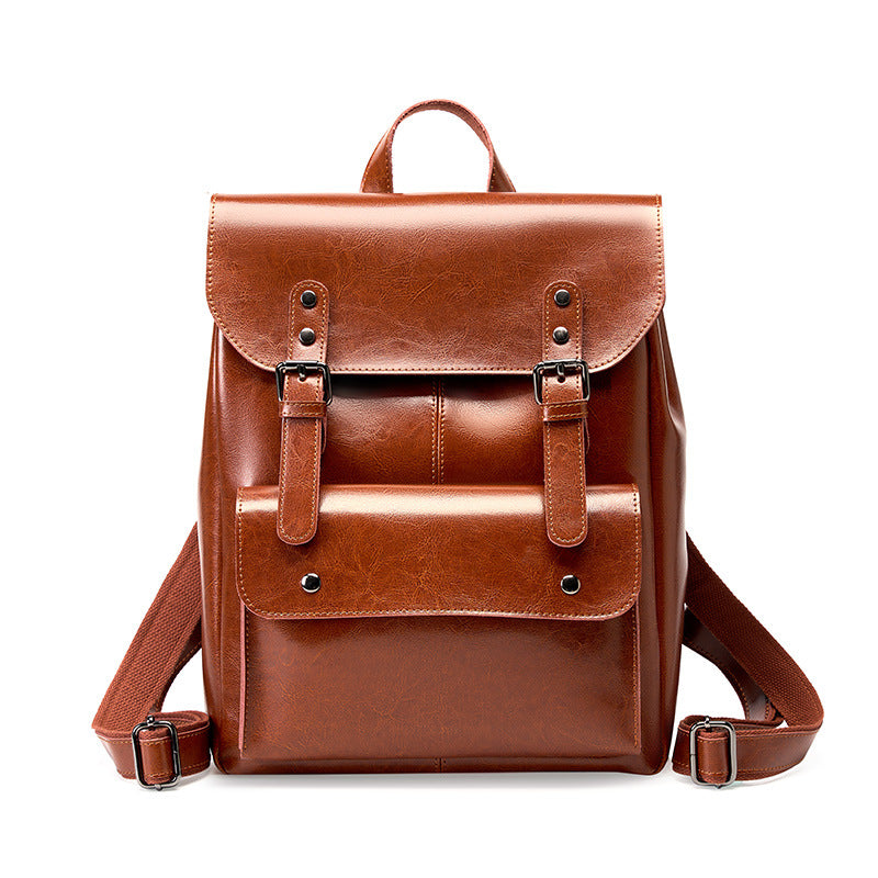 Vintage Cowhide 13-Inch Laptop Backpack - product image 1