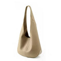 Soft Leather Hobo Shoulder Bag