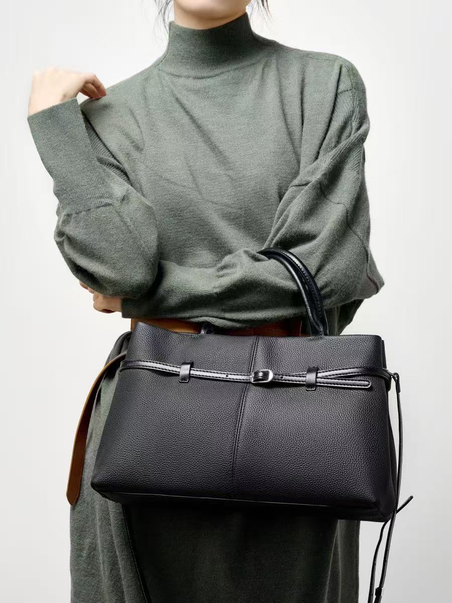 Large Leather Work Handbag
