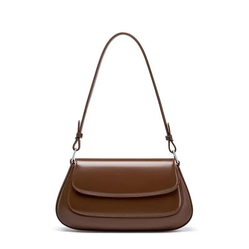 Leather Saddle Shoulder Bag