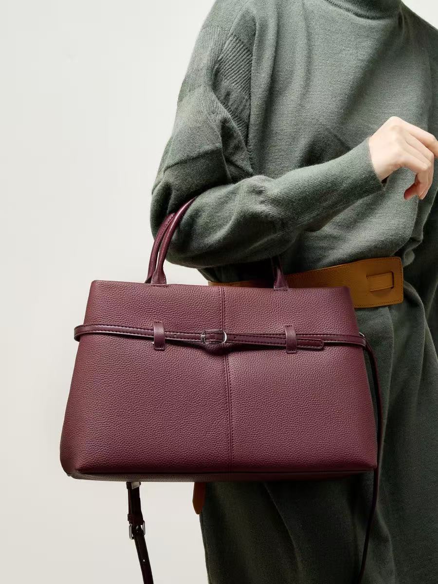 Large Leather Work Handbag